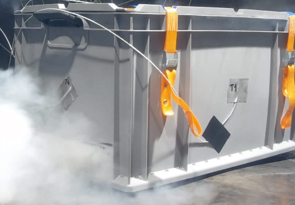 Logistikk for farlig gods – esker til batterier til elbiler